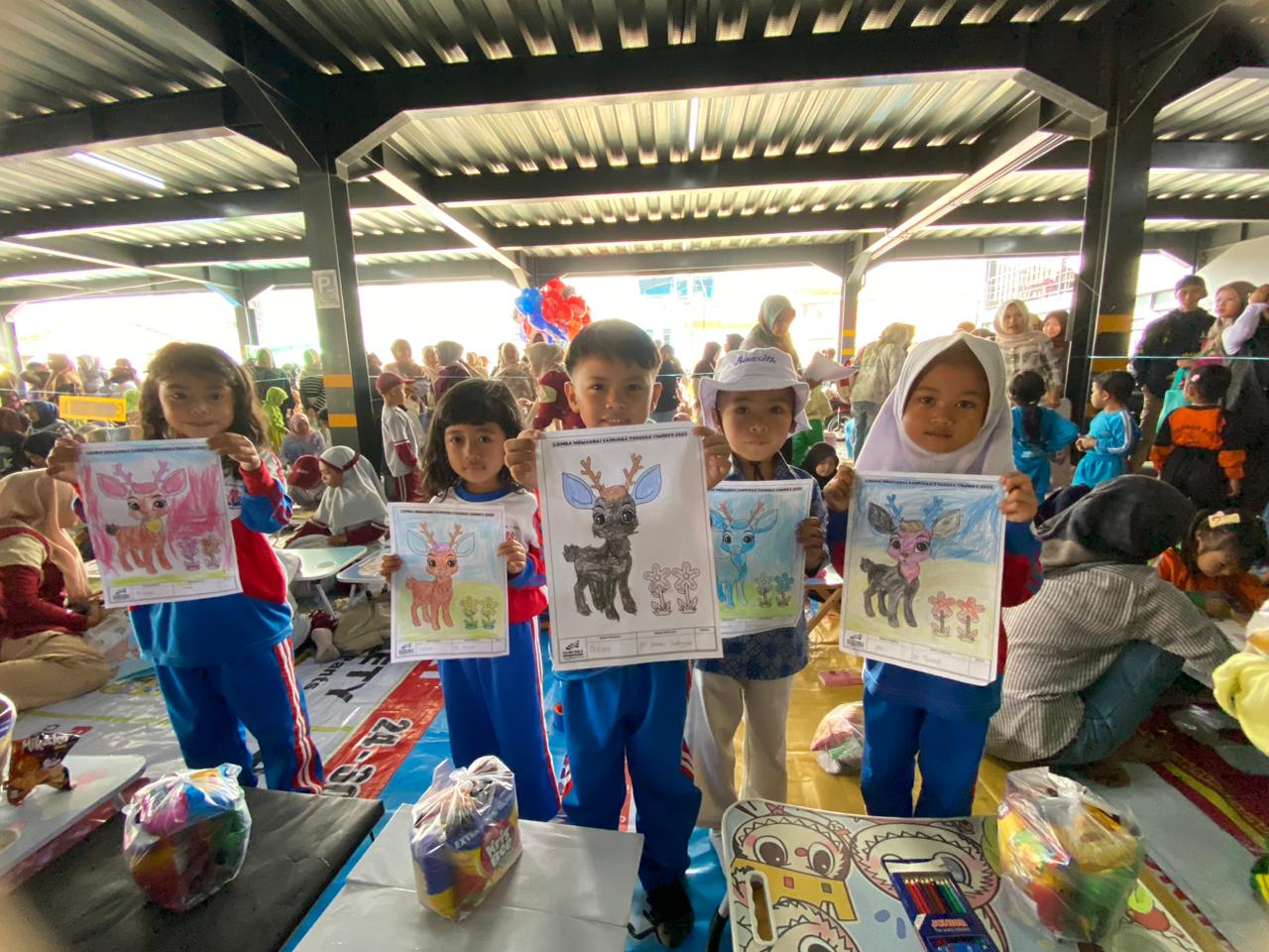 lomba mewarnai bareng samudra toserba